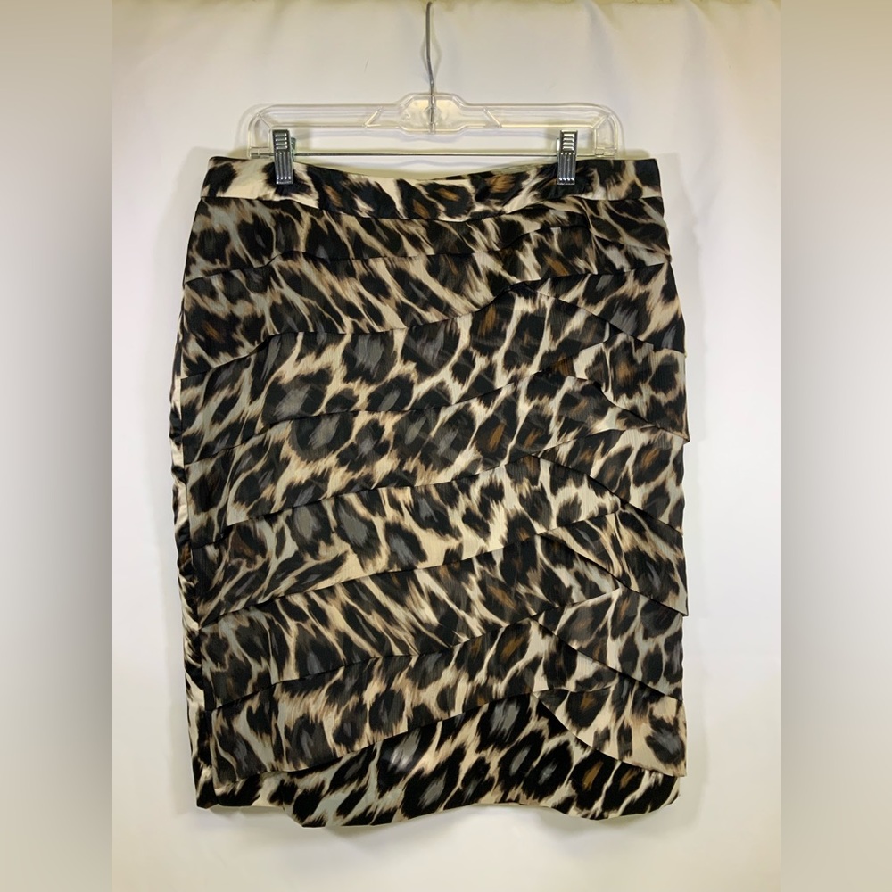 Super Sexy Layered Leopard Skirt
